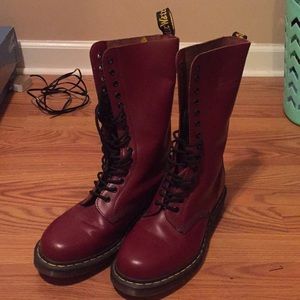 1914 Smooth/ 14 eye Oxblood Dr. Marten boots